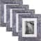 4 Pack Craig Frames American Barn Independence Blue Picture Frame with Mat